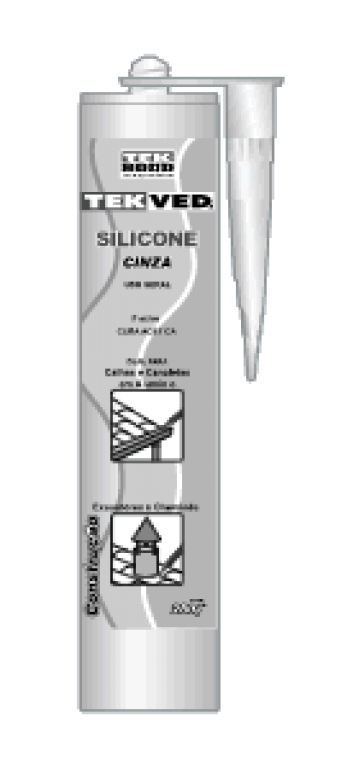 Silicone Acético Cinza 280G
