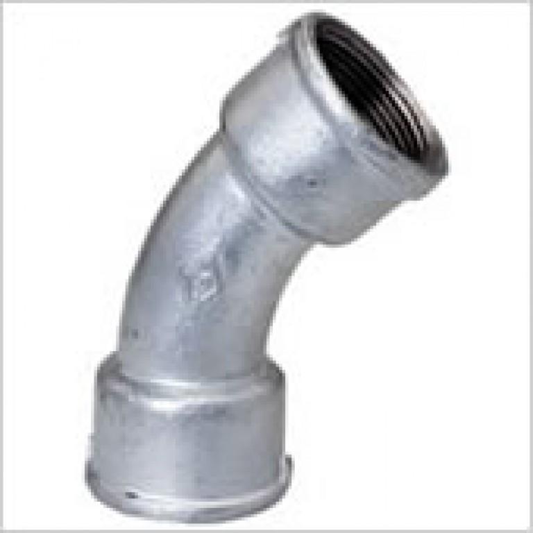 Curva Fêmea 45º Galvanizada